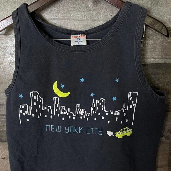 VTG Softee Tee Jays New York City Shirt Large - Picture 2 of 5